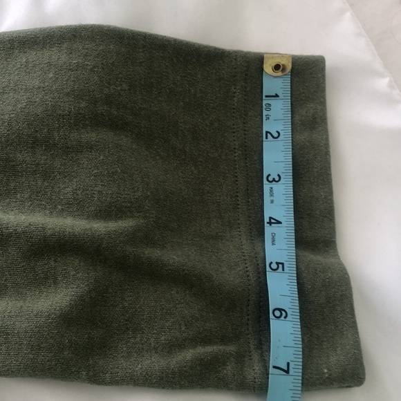 NWT Serra ladies open coatigan olive green sweater coat 🧥 with 2 pockets - Picture 6 of 8